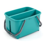 Secchio slim doppio verde lt. 11+11