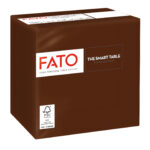 Tovaglioli Smart Table cm.24X24 2 veli X100 pz. cioccolata