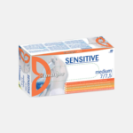 Guanto LATTICE SENSITIVE senza talco 100 pz. Taglia S