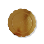 Piatti ala oro/nero diametro 28