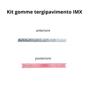 Kit gomme tergipavimento per IMX
